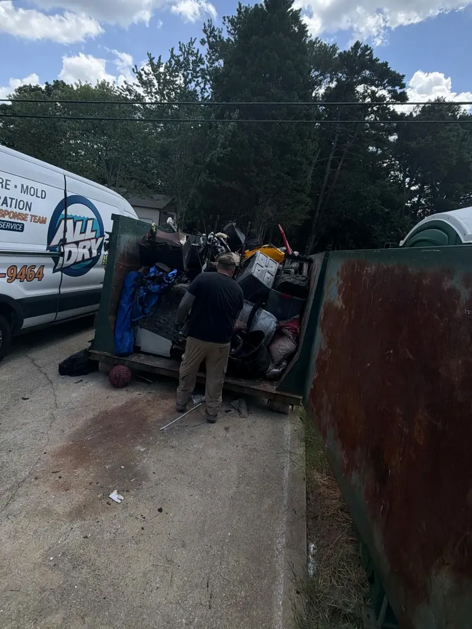 Fire damage cleanup in Dacula, GA (1)