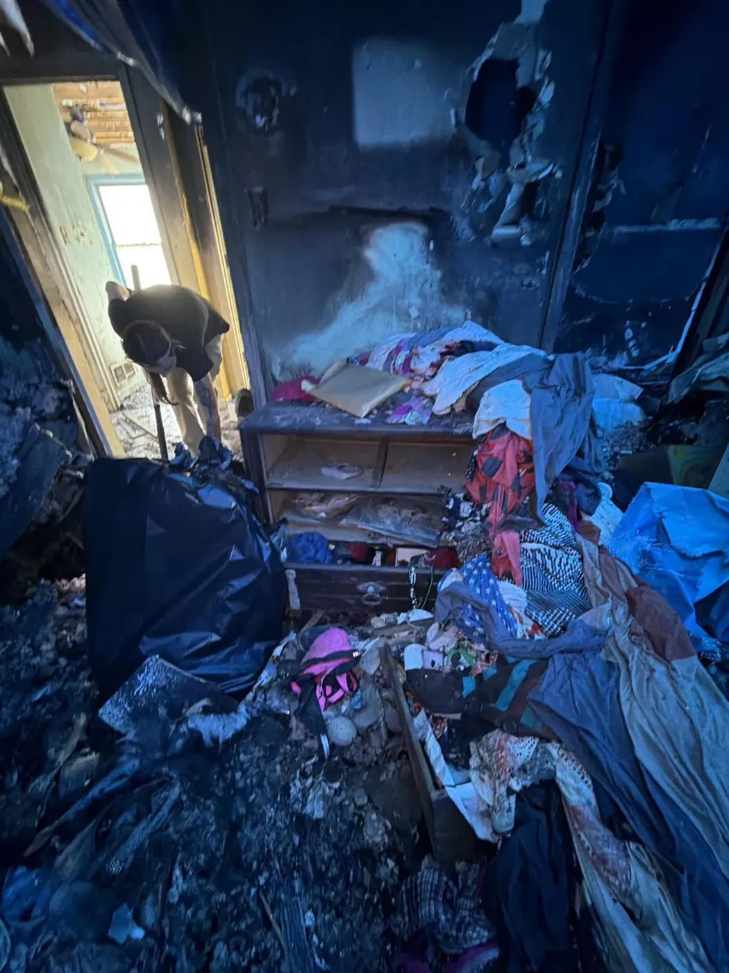 Fire debris and smoke damage cleanup in Dacula, GA (1)