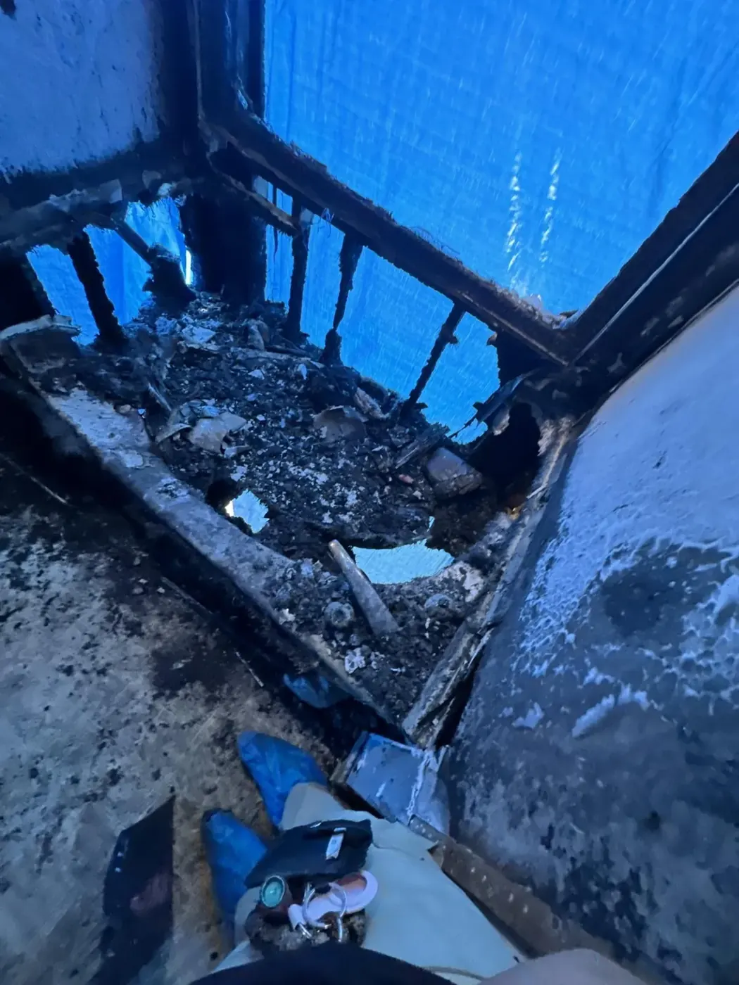 Fire debris and smoke damage cleanup in Dacula, GA (2)