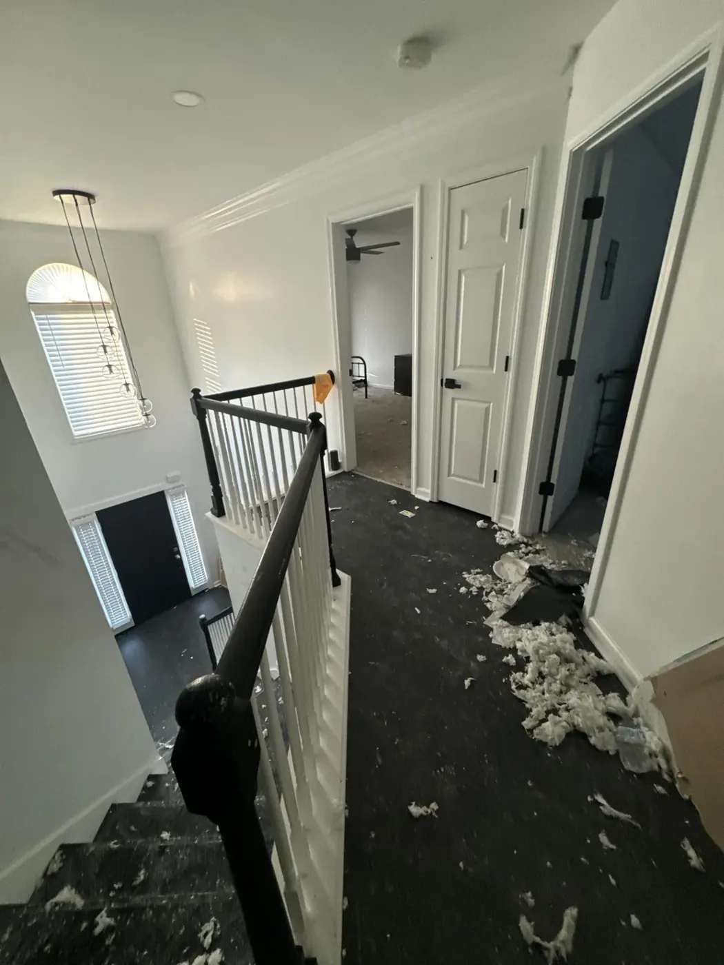 Smoke and soot cleanup after a house fire in Lawrenceville, GA (2)