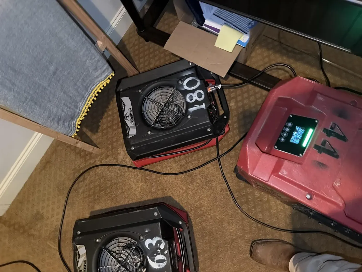 Water damage drying and fogging in Canton, GA (1)