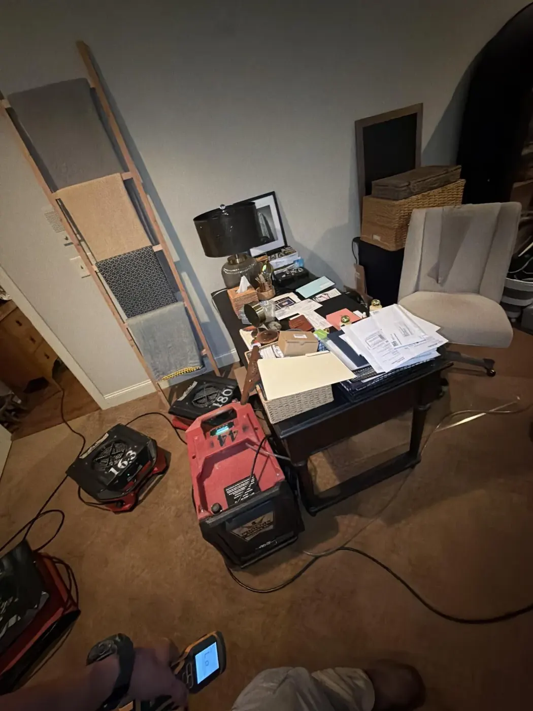 Water damage drying and fogging in Canton, GA (2)