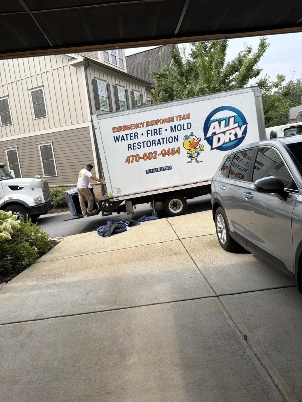 Water damage drying and fogging in the Canton / Holly Springs area (1)