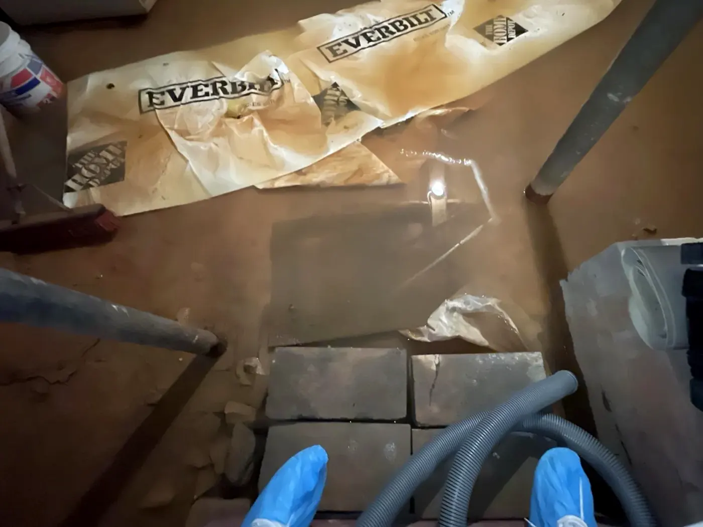 Flooded basement drying in Alpharetta, GA (1)