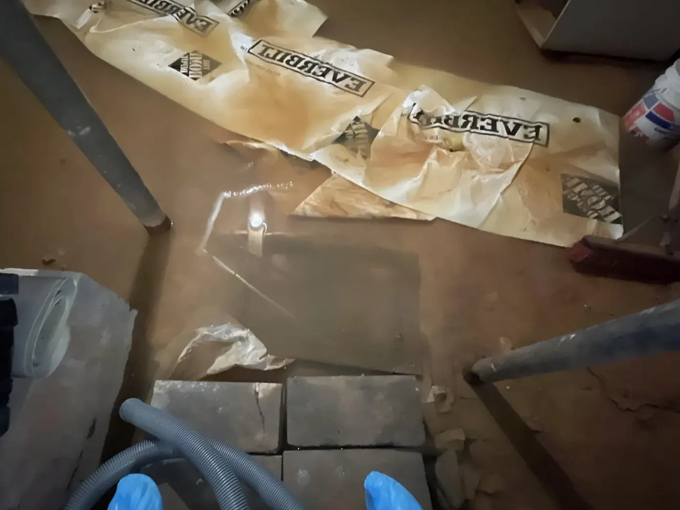 Flooded basement drying in Alpharetta, GA