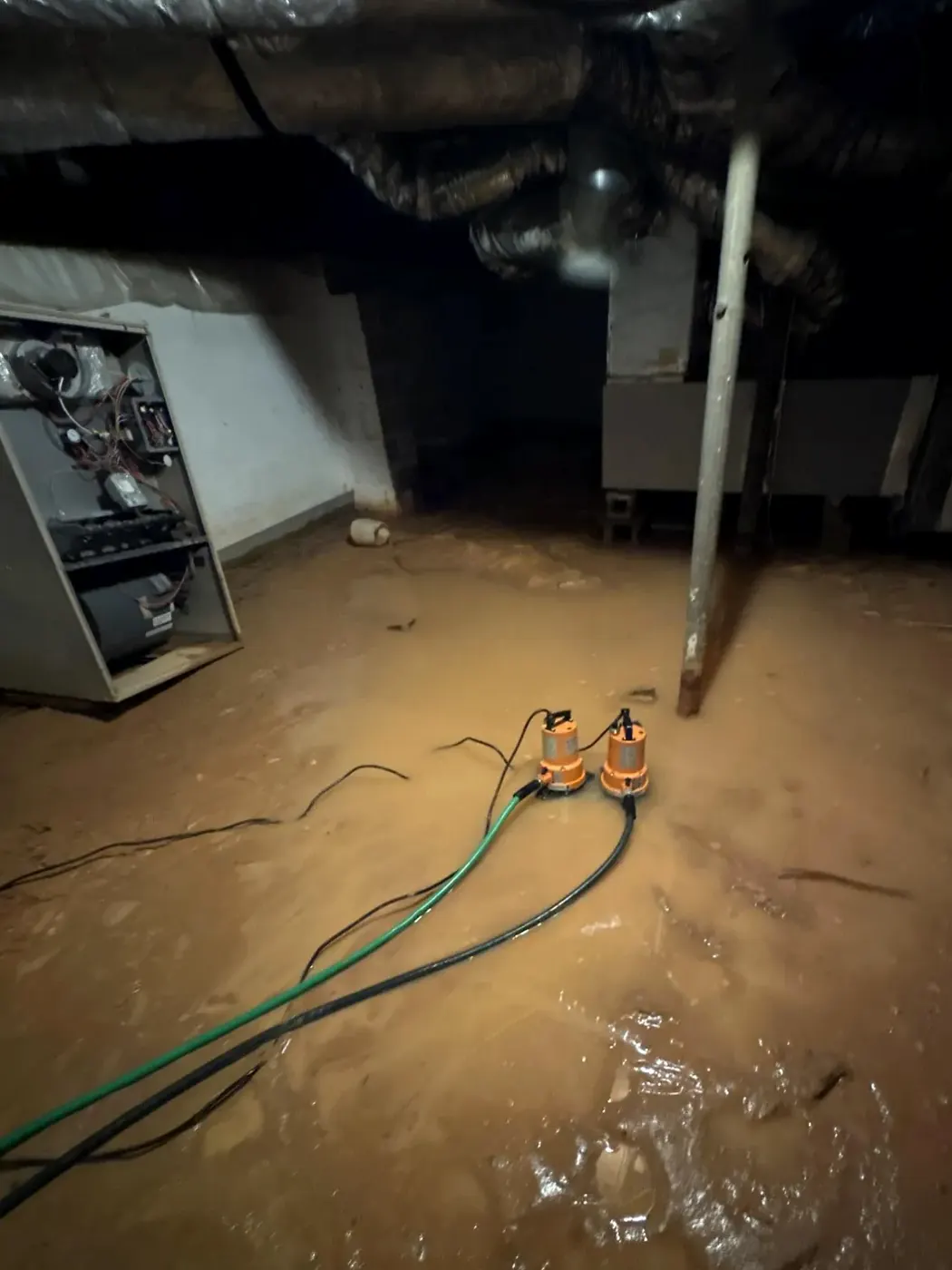 Flooded basement drying in Alpharetta, GA (4)