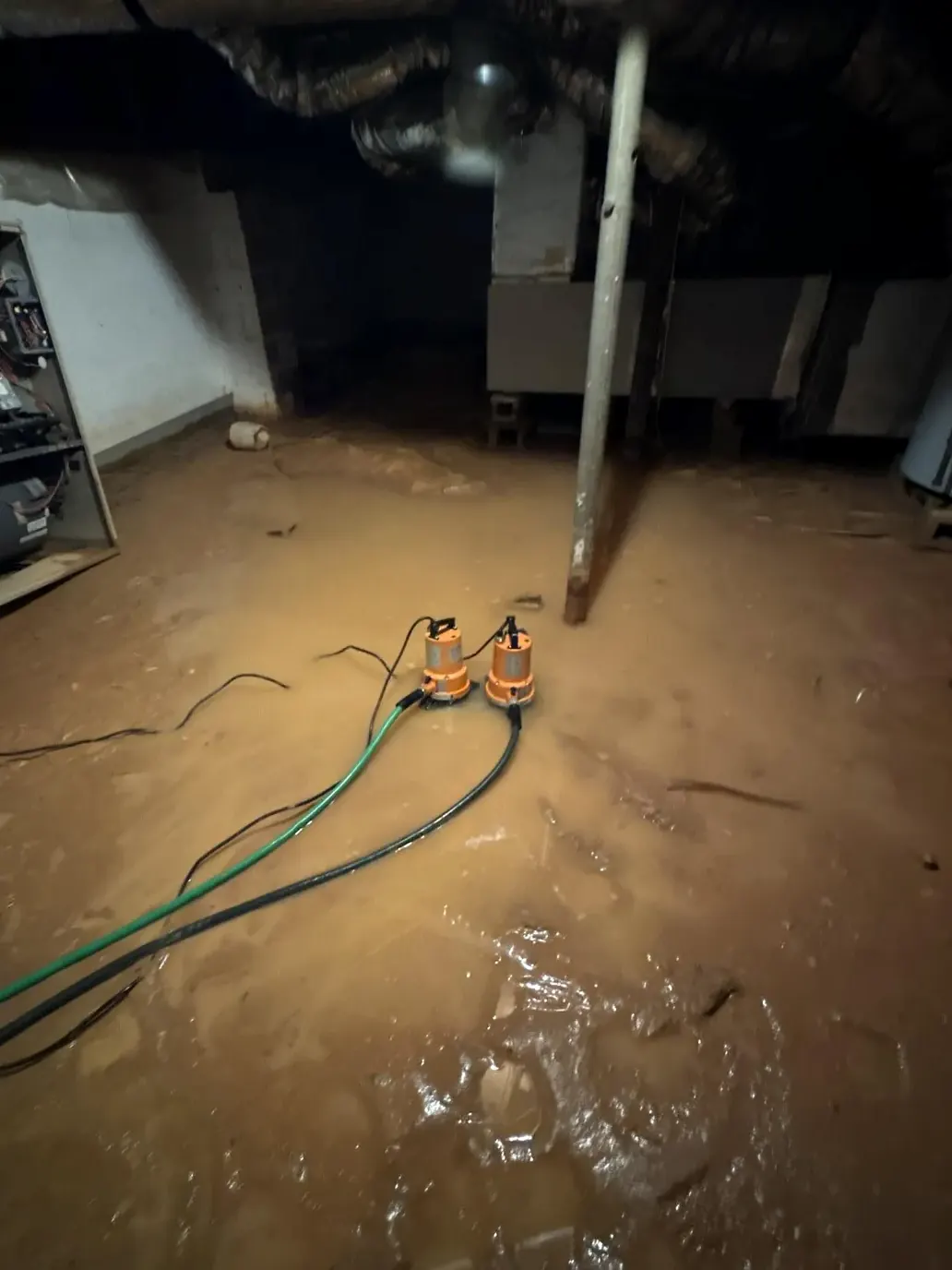 Flooded basement drying in Alpharetta, GA (4)