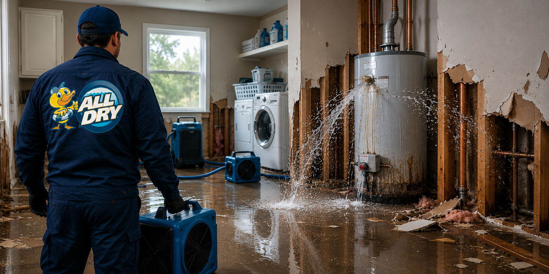 Water Heater Cleanup — All Dry Services Atlanta